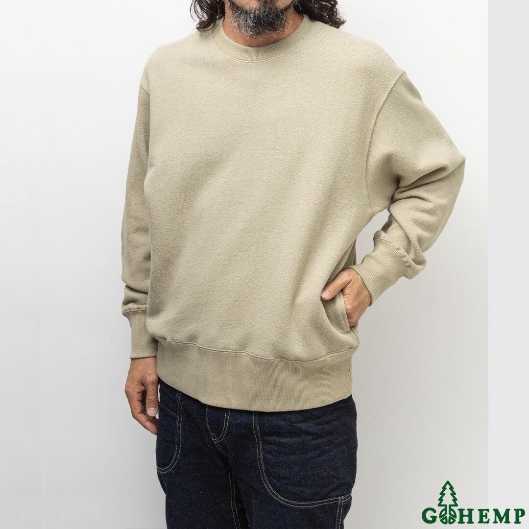 GOHEMP S[wv GHC4467 HEMP CREW SWEAT wvN[XEFbg Y fB[X jZbNX M L wv I[KjbNRbg fC[EFA AEghA ۉ z