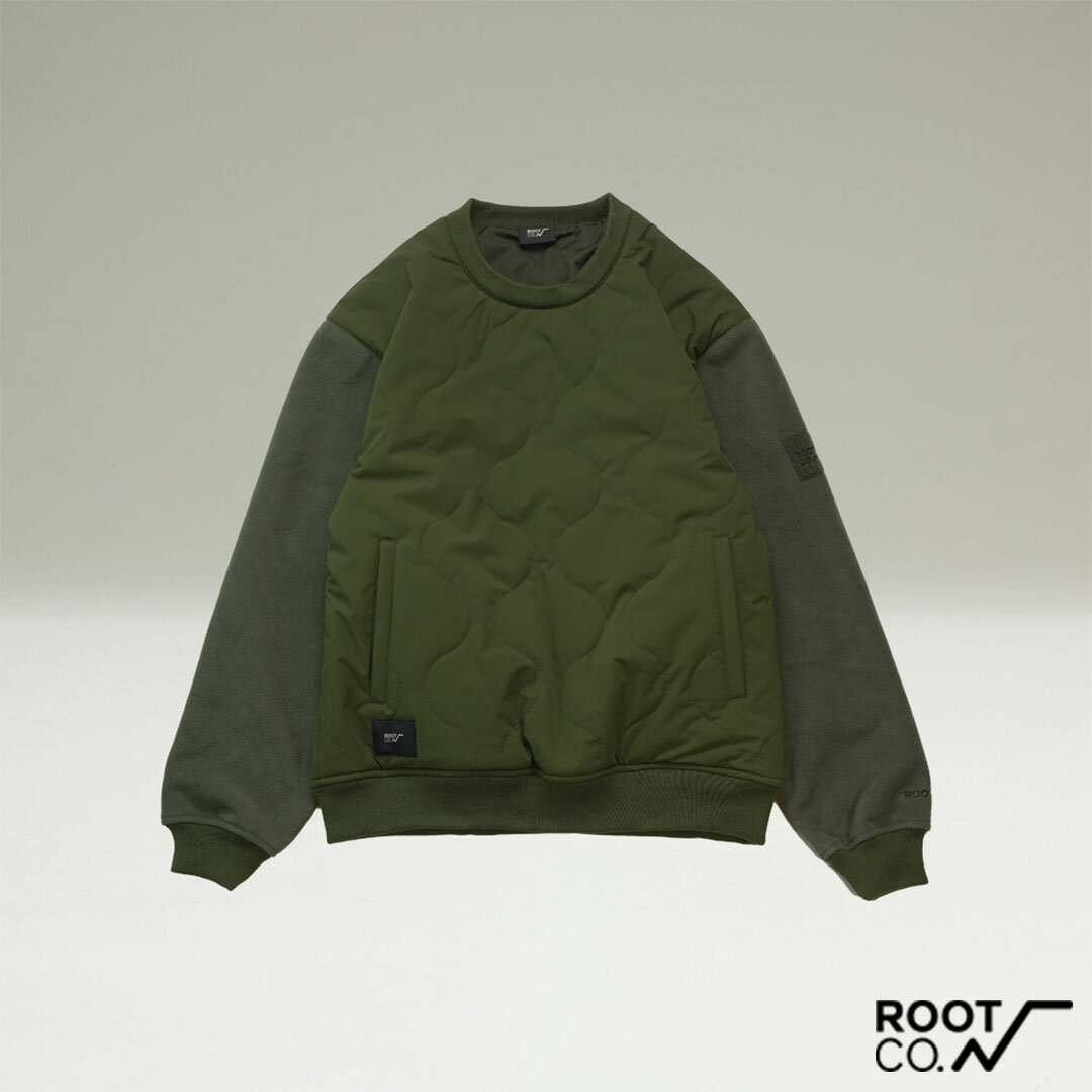 ROOT CO. [gR[ PLAY UTILITY Crewneck Quilting Jacket vC [eBeB N[lbN LeBO WPbg LeBOnƃt[Xngݍ킹 y ۉ ʋC ϐ @\@ T[Cg  Y jZbNX PUCQ-4593