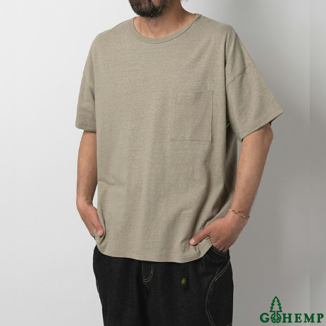 y؁z GOHEMP S[wv GHC4290 WIDE POCKET TEE Ch|PbgT Y fB[X jZbNX wv I[KjbNRbg TVc S M L XL z hCȎ _炩ȔG AEghA fC[EFA Ch TVc