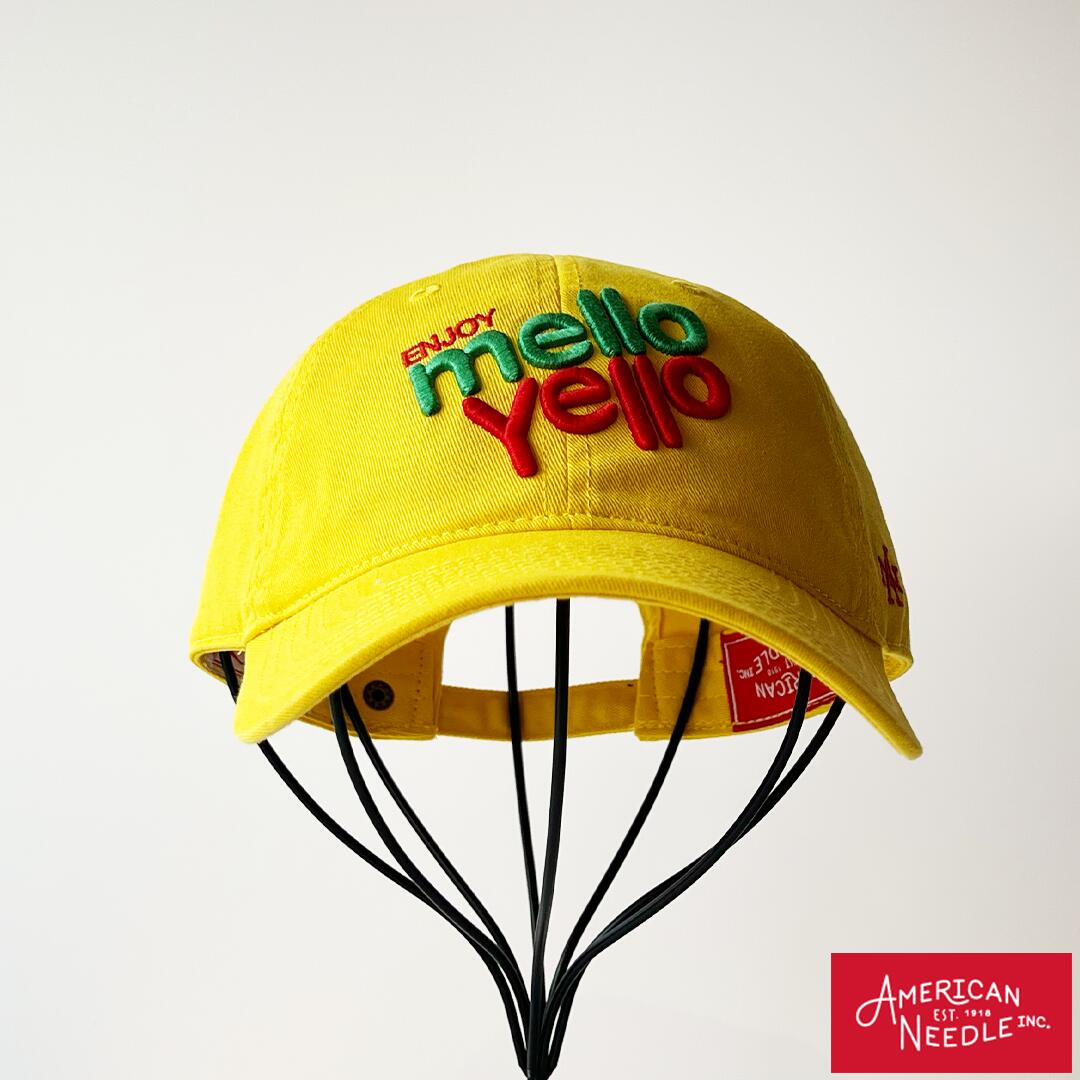 AMERICAN NEEDLE アメリカンニードル SMU713A-MYEL mello Yello CAP メローイエロー ベースボールキャップ コカコーラ ストラップバックキャップ 6パネル