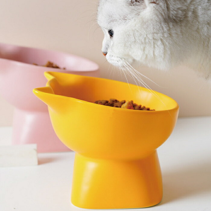 新作！ペットフードボウル 猫 犬 えさ 容器 スタンド 足付き 高さがある 倒れない 食べやすい 電子レンジ対応 食洗機OK 成猫中型犬 小型犬 幼猫 おしゃれ 食器台 陶器 猫用品 可愛い ペット食器台 犬用 猫用 陶器フードボウル フードボール フードスタンド
