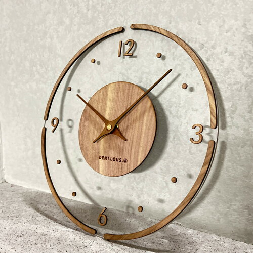 壁掛け時計 可愛らしい 透明 無音 デザイナーズ デザイン 北欧 個性的...
