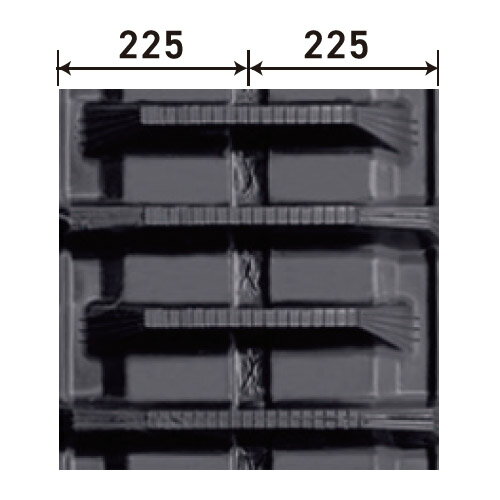 KBL イセキコンバイン HA433/436/438用クローラ 4546NS：幅 450xピッチ 90xリンク数 46※1本の価格になります。