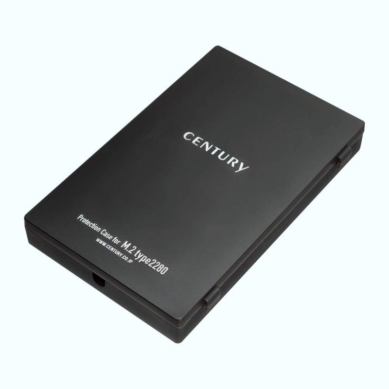 センチュリー 『裸族の弁当箱M.2』 M.2SSD (type2280)×2枚収納ケース CRBM2280