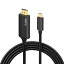 lulaven USB C HDMI 変換 ケーブル T,Thunderbolt 3 USB C to HDMI アダプター 1M, に適していますiPad Pro/MacBook Pro&amp;Air/Dell XPS/HP Zbook/Galaxy(S8/S9/S10)/ HUAWEI P30 Pro P20などモデル,USB-C HDMI に対応(1.8M ブラック)