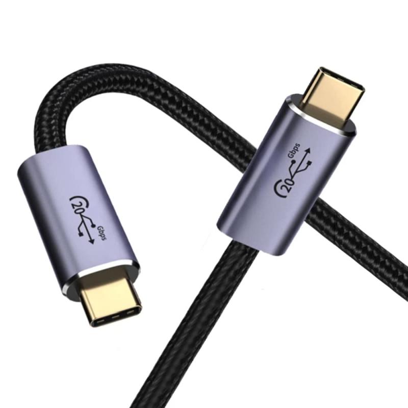 USB-C & USB-C ケーブル Type-c ケーブル USB3.2 Gen2(20Gbps) PD対応 100W/5A急速充電 8K/60Hz映像出力 超高耐…