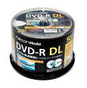 FalconMedia（ファルコンメディア） 1回録画用 DVD-R DL CPRM 215分 50枚 ホワイトプリンタブル 片面2層 2-8倍速 BE071[ご注意]お使いの機器がDVD-R DLの録画に対応しているかご確認下さい。データ用途の場合は型番PN0688(-RDL)、PN0689(+RDL)がオススメです。品種:録画用 DVD-R DL 　CPRM対応 (コピーワンス番組録画可能)　容量:8.5GB　録画時間:215分　　盤面印刷: / 範囲:23mm-118mm(ワイド)ケース:スピンドルケース50P レーベル面:ホワイト(ロゴなし)