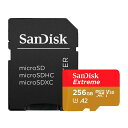 SanDisk ( TfBXN ) 256GB Extreme microSDXC A2 SDSQXA1-256G m COpbP[W n