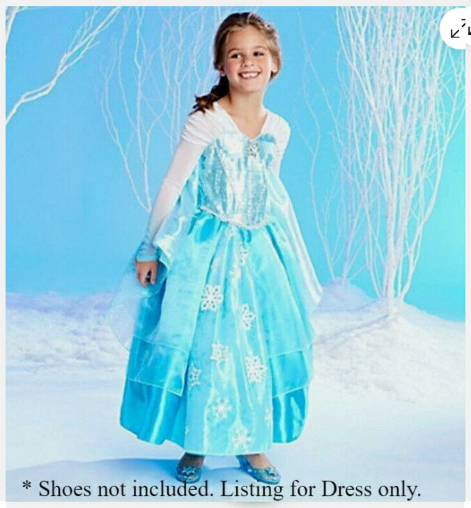 【送料無料】ハロウィーン　Disney アナ雪　エルサ　ディスニーストア　限定デラックス　コスチュームドレス　5/6　セレブ　アメリカ直輸入