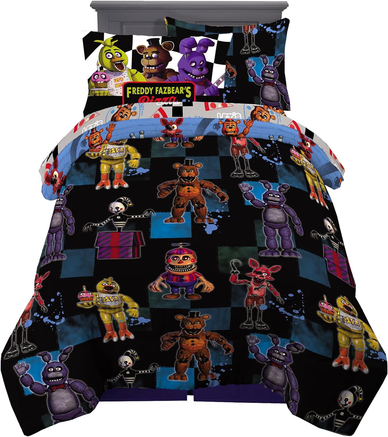 【送料無料】Five Nights at Freddy's　キャラクター 子供用 布団セット シングル 新一年生・子供部屋・キャラクターシーツ＆掛布団＆枕カバー 海外直輸入
