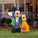 【送料無料】ハロウィーン Disney ディズニー ミッキーマウス&プルート ハロウィーン Disney ディズニーエアバルーン ハロウィン 装飾 デコレーショ...