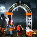 【送料無料】ハロウィーン Disney ディズニー ナイトメアビフォクリスマス ジャック アーチ 門 Disney ディズニーエアバルーン ハロウィン 装飾 デ...