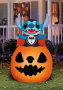 【送料無料】ハロウィーン Disney ディズニー スティッチ Disney ディズニーエアバルーン ハロウィン 装飾 デコレーション ディスプレイ 風船 仮装 エアブロー ふわふわ アメリカ直輸入 送風機内蔵