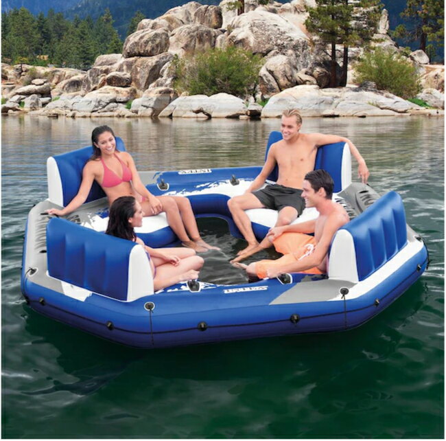 啂ց@΁@l4l@t[g v[ V     t[g v[ V     Intex 4-Seat Blue Inflatable Raft s  ys 