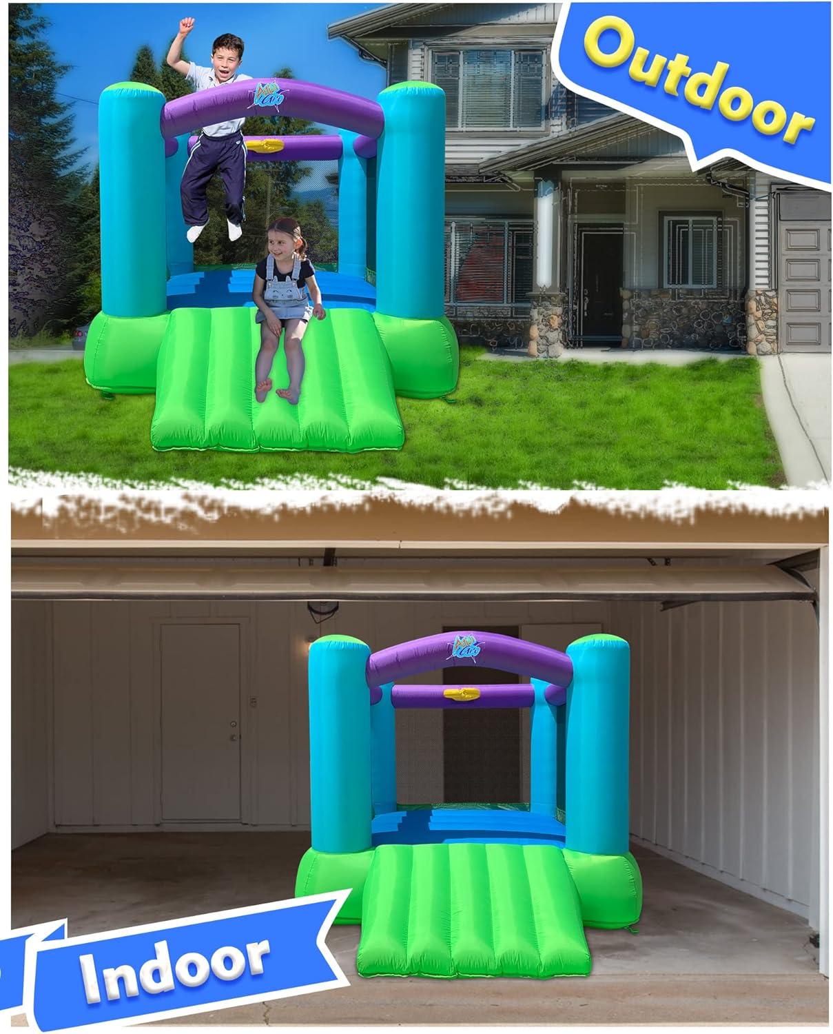 【送料無料】大型遊具 バウンサー Action Air Bounce　持ち運び可　 水遊び プール...