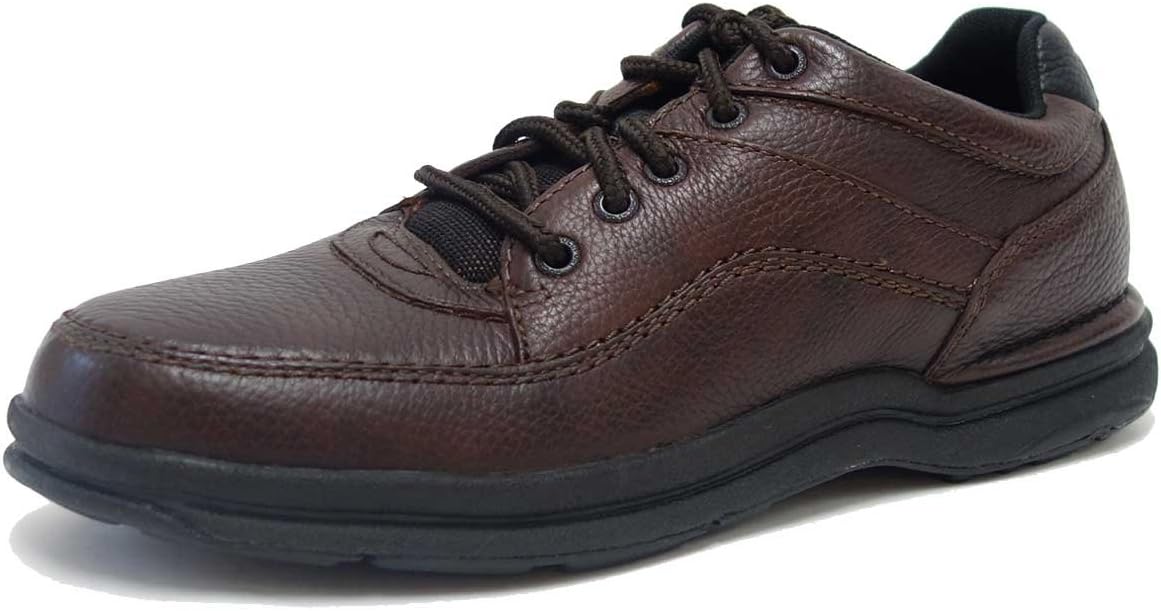 【在庫処分セール】【サイズUS8.5】送料無料 ロックポート Rockport メンズ 男性用 シューズ 靴 オックスフォード 紳士靴 通勤靴 World Tour Classic - Brown Tumbled Leather