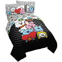 【在庫処分セール】【送料無料】子供用 布団セット アメリカ販売品 BTS Line Friends BT21 シングル 新一年生・子供部屋・キャラクターシーツ&...