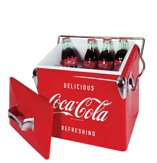 コカ・コーラ　クーラー　保冷ボックス　缶　13L 　Coca-Cola Retro【送料無料】【代引不可】【あす楽不可】