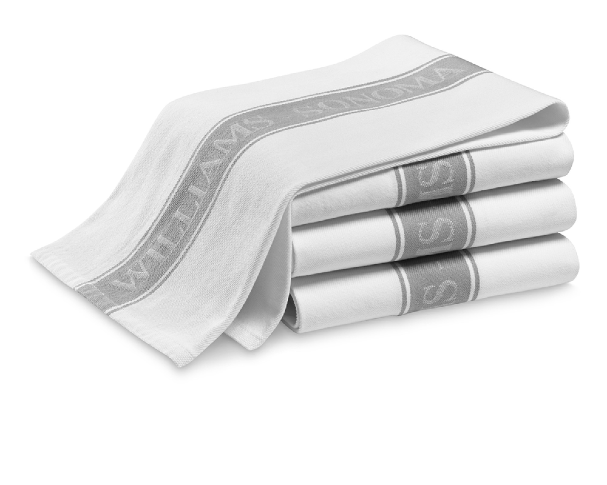 ウィリアムズ ソノマ Williams Sonoma Classic Logo Towels 4枚セット アメリカ販売品【送料無料】【代引不可】【あす楽不可】