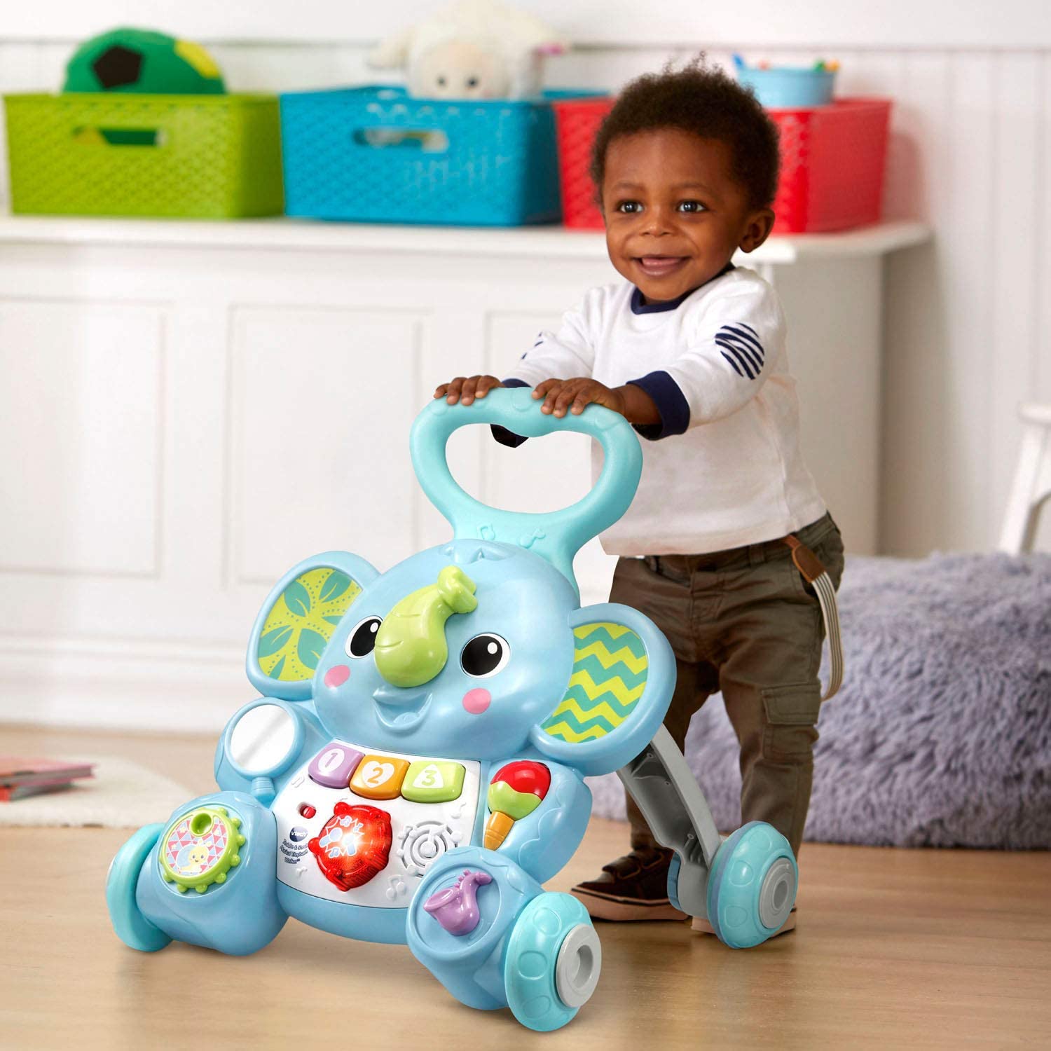 VTech アクティビティ ゾウさん 手押し車！ スクーター VTech Toddle and Stroll Musical Elephant Walker キッズ 子供 知育玩具 英会話 英語 【送料無料】【代引不可】【あす楽不可】