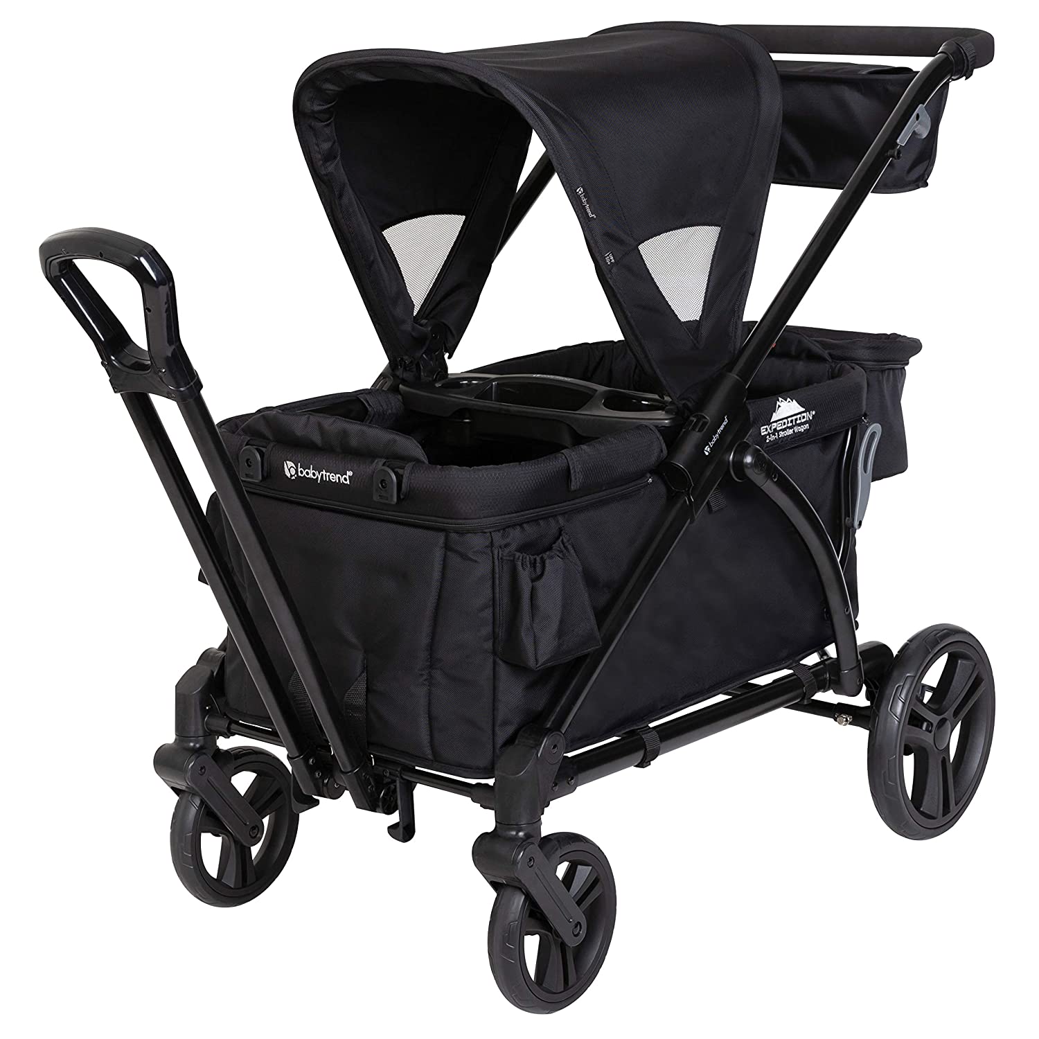 楽天グッズ×グッズ【送料無料】 キャノピー付き　ワゴン　ストローラー　折りたたみ式 　Baby Trend Expedition 2-in-1 Stroller Wagon Plus　日よけキャノピー