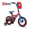 アメリカ直輸入 スパイダーマン マーベル 子供用 自転車 アウトドア サイクリング 補助輪付き 12インチ 誕生日 クリスマス(4)