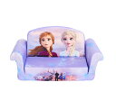 【送料無料】子供部屋 幼児ソファー Disney ディズニー エルサ アナと雪の女王 アメリカ完売品 子供用 ソファ 2-in-1 フリップオープンフォーム 家...