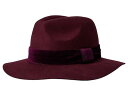  obW[~VJ Badgley Mischka fB[X p t@bVG  Xq Wool Fedora - Burgundy