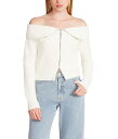 送料無料 スティーブマデン Steve Madden レディース 女性用 ファッション セーター Syd Cardigan - Ivory