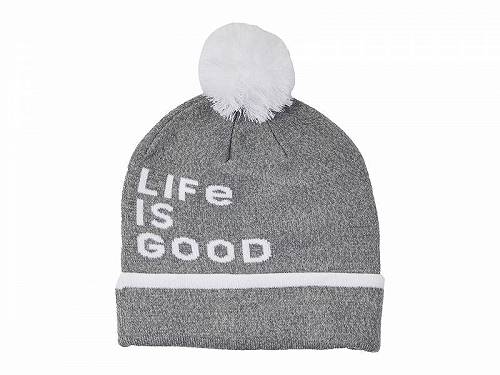 楽天グッズ×グッズ送料無料 ライフイズグッド Life is good メンズ 男性用 ファッション雑貨 小物 帽子 ビーニー ニット帽 LIG Stacked So Chill Beanie - Heather Gray