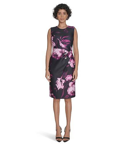 送料無料 カルバンクライン Calvin Klein レディース 女性用 ファッション ドレス Scuba Floral Sheath - Magic Magenta Multi 送料無料 カルバンクライン Calvin Klein レディース 女性用 ファッション ドレス Scuba Floral Sheath - Magic Magenta Multi