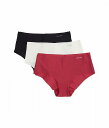こちらの商品は カルバンクライン Calvin Klein Underwear レディース 女性用 ファッション 下着 ショーツ Invisibles 3-Pack Hipster Bottoms - Red Bud/Vanilla Ice/Black です。 注文後のサイズ変更・キャンセルは出来ませんので、十分なご検討の上でのご注文をお願いいたします。 ※靴など、オリジナルの箱が無い場合がございます。ご確認が必要な場合にはご購入前にお問い合せください。 ※画面の表示と実物では多少色具合が異なって見える場合もございます。 ※アメリカ商品の為、稀にスクラッチなどがある場合がございます。使用に問題のない程度のものは不良品とは扱いませんのでご了承下さい。 ━ カタログ（英語）より抜粋 ━ Add a lovely finish to your everyday with Calvin Klein(TM) underwear. Comfortable solid hipster made of smooth stretch microfiber. Seamless design helps eliminate unwanted panty lines. Sits low on the hips. Full rear coverage. Logo detail accents the left hip. Three per pack. Style #QD3559. 72% nylon, 28% elastane. Machine wash cold, tumble dry low. If you&#039;re not fully satisfied with your purchase, you are welcome to return any unworn, unwashed items in the original packaging with tags and if applicable, the protective adhesive strip intact. Note: Briefs, swimsuits and bikini bottoms should be tried on over underwear, without removing the protective adhesive strip. Returns that fail to adhere to these guidelines may be rejected.