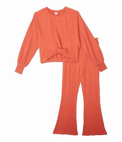 送料無料 HABITUAL girl 女の子用 ファッション 子供服 セット Two-Piece Relax Waist Pants Set (Big Kids) - Rust