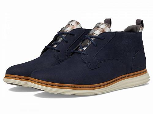 コールハーン 送料無料 コールハーン Cole Haan メンズ 男性用 シューズ 靴 ブーツ アンクル ショートブーツ Originalgrand Chukka Waterproof - Navy Blazer Nubuck/Birch Waterproof