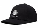 送料無料 ヴォルコム Volcom メンズ 男性用 ファッション雑貨 小物 帽子 野球帽 キャップ Ray Stone Adjustable Hat - Black