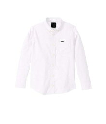 送料無料 ルーカ RVCA Kids 男の子用 ファッション 子供服 ボタンシャツ That&#039;ll Do Stretch Long Sleeve (Little Kids/Big Kids) - White