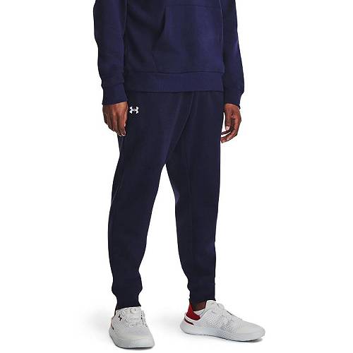 楽天グッズ×グッズ送料無料 アンダーアーマー Under Armour メンズ 男性用 ファッション パンツ ズボン Rival Fleece Joggers - Midnight Navy/White