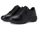 送料無料 クラークス Clarks レディース 女性用 シューズ 靴 スニーカー 運動靴 Tivoli Zip - Black Combi Leather