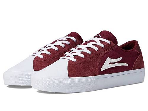 送料無料 ラカイ Lakai メンズ 男性用 シューズ 靴 スニーカー 運動靴 Flaco II - Burgundy/White Suede