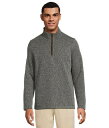 送料無料 ジョーンストンアンドマーフィー Johnston & Murphy メンズ 男性用 ファッション セーター Marled Quarter-zip - ...