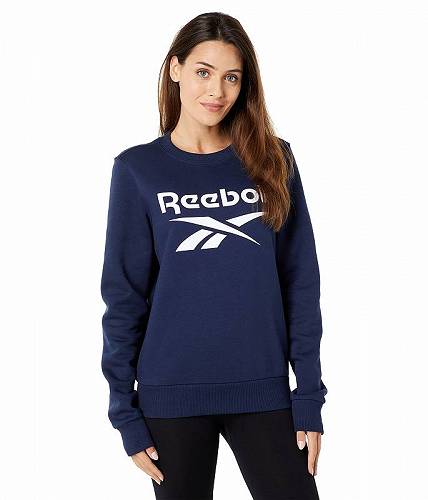 リーボック 水着 レディース 送料無料 リーボック Reebok レディース 女性用 ファッション パーカー スウェット Identity Big Logo Fleece Crew - Vector Navy