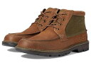 送料無料 クラークス Clarks メンズ 男性用 シューズ 靴 ブーツ レースアップ 編み上げ Maplewalk Moc - Brown Combi