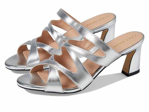 送料無料 コールハーン Cole Haan レディース 女性用 シューズ 靴 ヒール Alyse Heeled Sandal 65 mm - Silver Specchio Leather