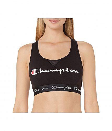 楽天グッズ×グッズ送料無料 チャンピオン Champion レディース 女性用 ファッション 下着 ブラジャー The Authentic Sports Bra - Black