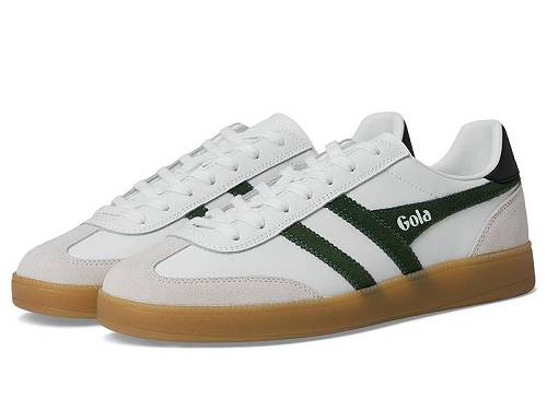 送料無料 ゴラ Gola メンズ 男性用 シューズ 靴 スニーカー 運動靴 Viper Leather - White/Evergreen/Black/Gum