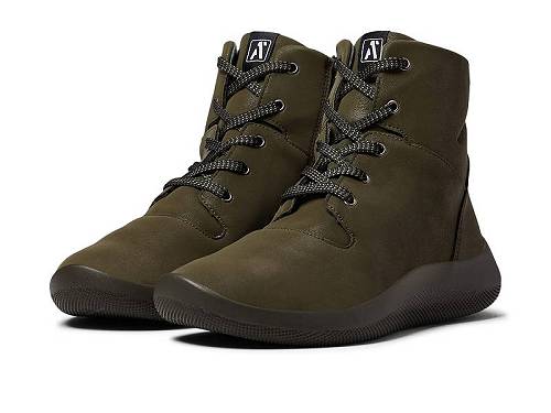 送料無料 アルコペディコ Arcopedico レディース 女性用 シューズ 靴 ブーツ レースアップ 編み上げ Malibu - Olive