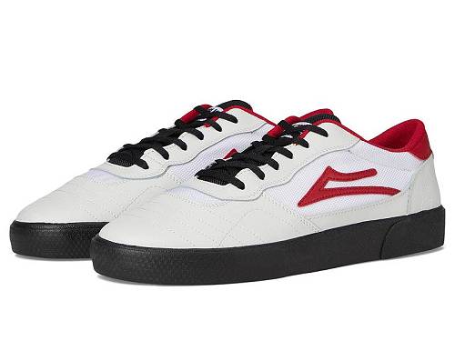 送料無料 ラカイ Lakai メンズ 男性用 シューズ 靴 スニーカー 運動靴 Cambridge - White/Black Suede 1