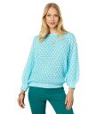 送料無料 リリーピューリッツァー Lilly Pulitzer レディース 女性用 ファッション セーター Corabelle Sweater - Turquoise Shore Honeycomb