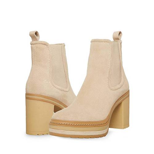 送料無料 スティーブマデン Steve Madden レディース 女性用 シューズ 靴 ブーツ チェルシーブーツ アンクル Lexa Bootie - Sand Suede