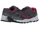 送料無料 サッカニー Saucony レディース 女性用 シューズ 靴 スニーカー 運動靴 Grid Raptor TR 2 - Charcoal/Pink